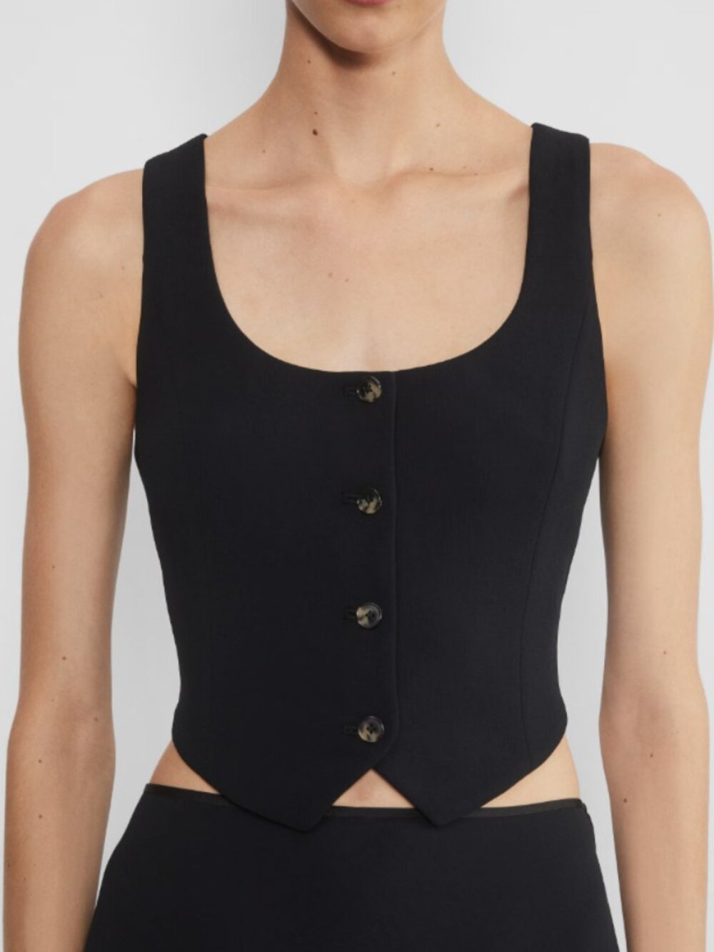 Aritzia Rocco Vest in Black Size 0
